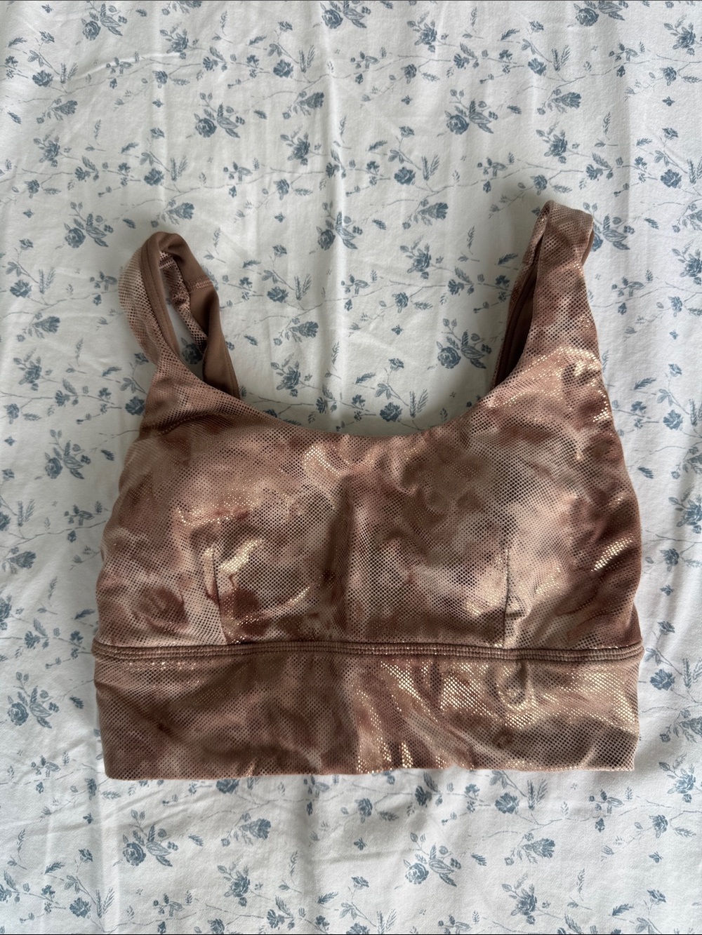 Lululemon Rose Taupe sports bra, size small